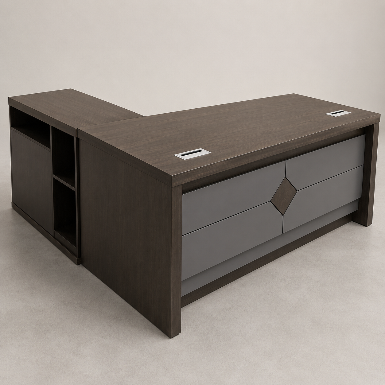 Executive L-shaped office table
