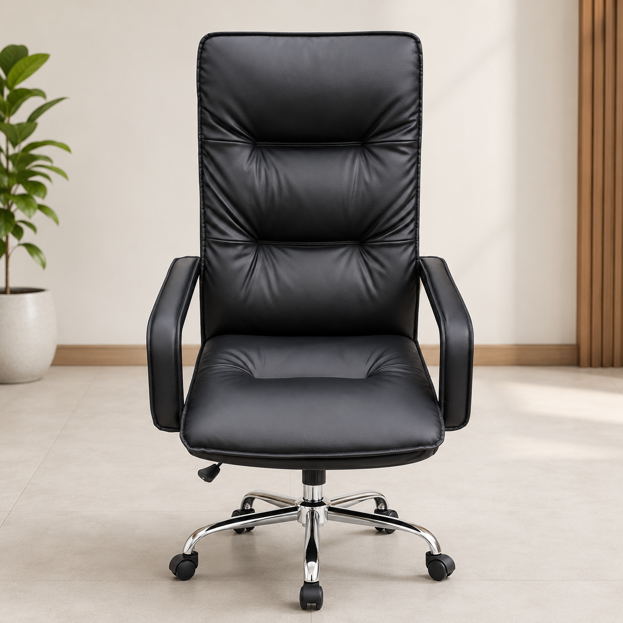 Black executive office chair