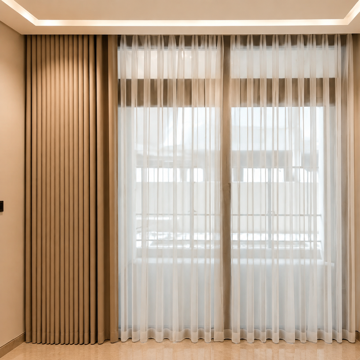 Premium wave curtains
