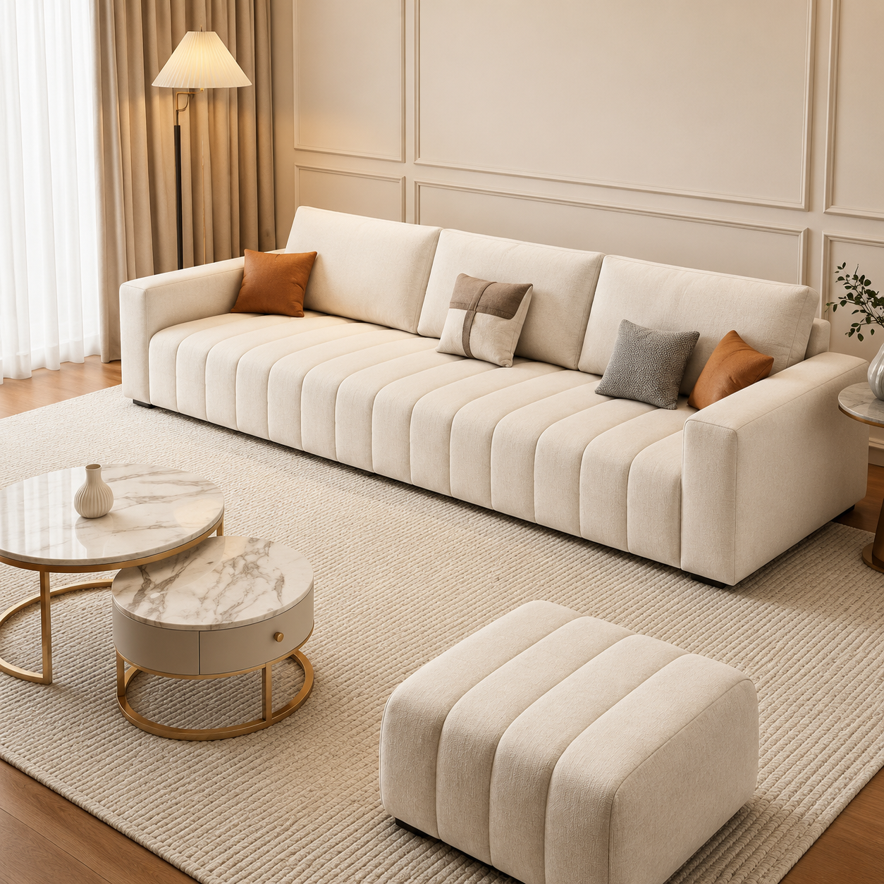 Contemporary custom majlis seating