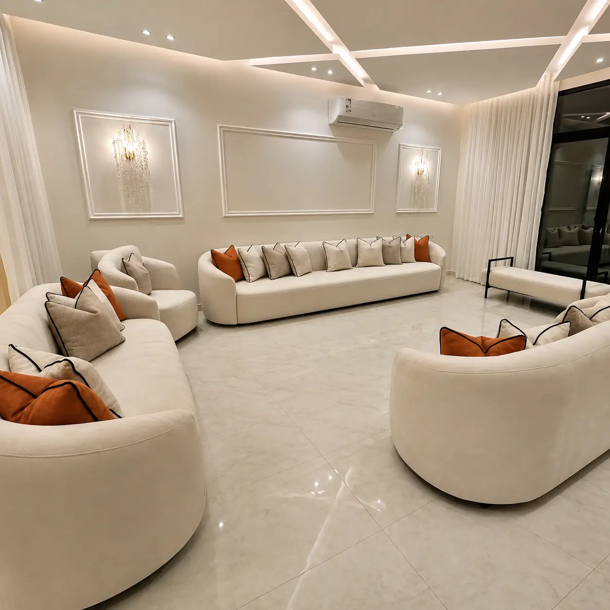 Curved Luxury Majlis