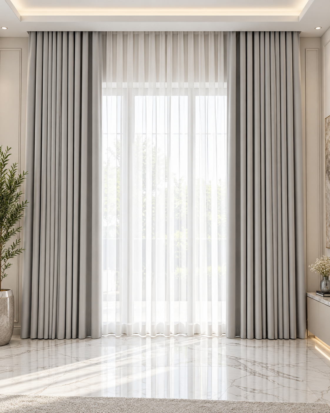 Premium wave curtain design