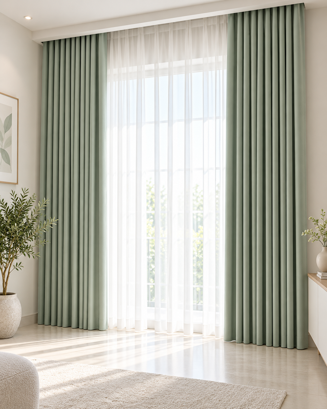 Elegant blackout curtain design